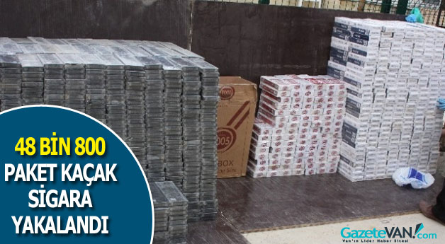 Van'dan İstanbul'a Giden Bir Kamyonda 48 Bin 800 Paket Kaçak Sigara Yakalandı