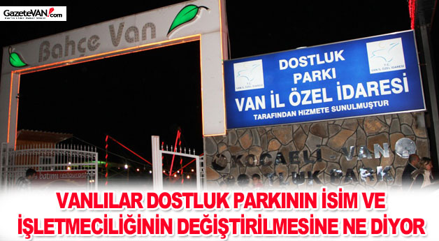 Kocaeli-Van Dostluk Parkı'nın İsmi Meclis Gündeminde