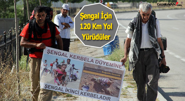 Şengal İçin 120 Kilometre Yürüdüler