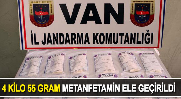 Van'da 4 Kilo 55 Gram Metanfetamin Ele Geçirildi