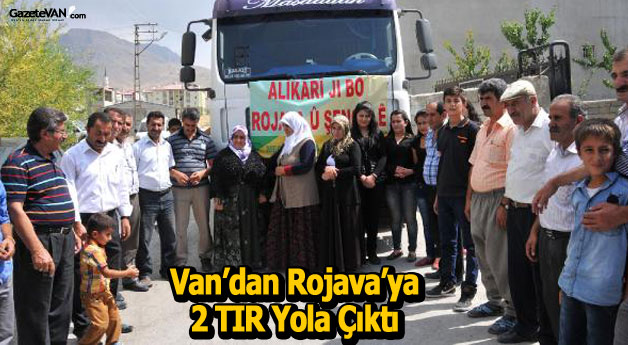 Van'dan Şengal Ve Rojava'ya Gıda Yardımı