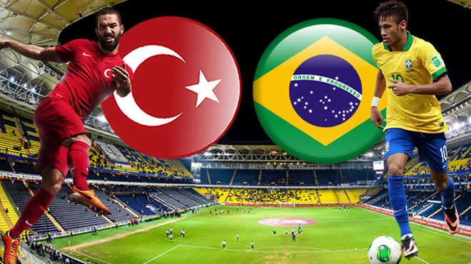 Türkiye 0 - 4 Brezilya Maçı Özeti Gollleri