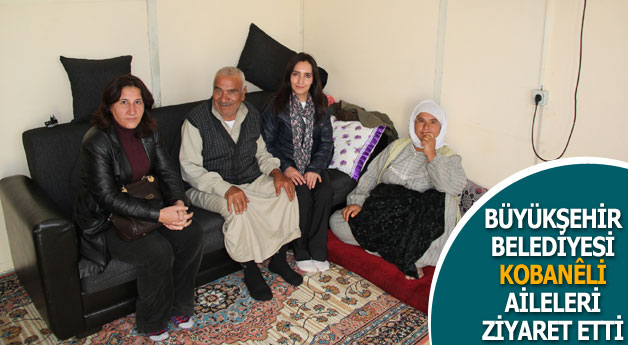 Van Büyükşehir Belediyesi Kobanêli Aileleri Ziyaret Etti