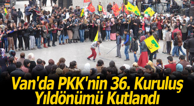 PKK'nin 36. Kuruluş Yıldönümü Van'da Kutlandı
