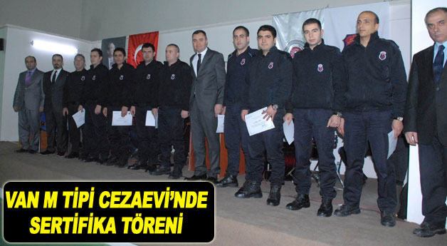 Van M Tipi Cezaevi'nde Sertifika Töreni