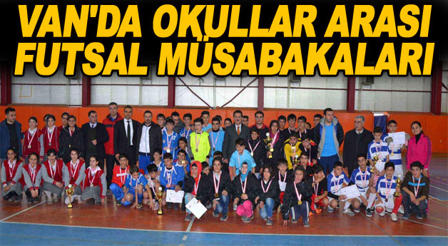 Van'da Okullar Arası Futsal Müsabakaları Sona Erdi