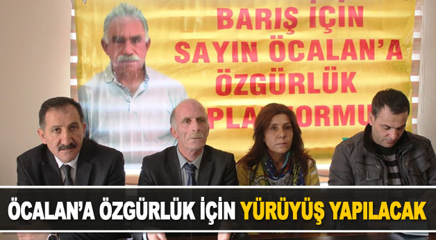 Van'da Öcalan'a Özgürlük İçin Yürüyüş Yapılacak