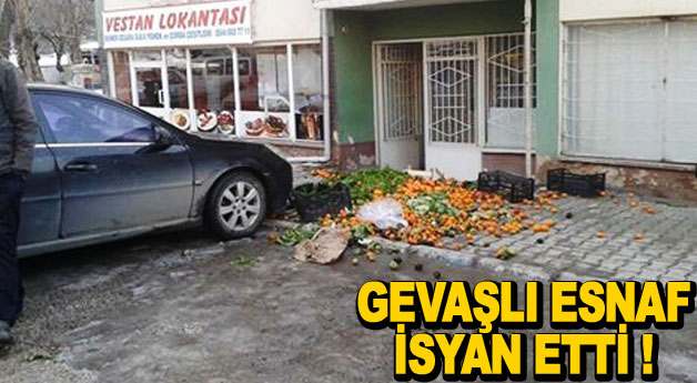 Gevaşlı Esanftan Seyyar Satıcı İsyanı !