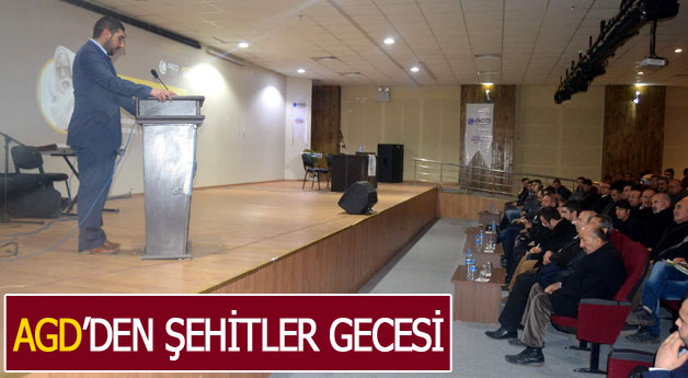 Anadolu Gençlik Derneği Van Şubesi Şehitler Gecesi Düzenledi