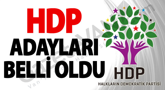 HDP'nin Milletvekili aday listesi (Van Adayları)