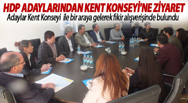 HDP Adaylarından Van Kent Konseyi'ne Ziyaret
