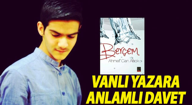 Türkiye'nin En Genç Yazarı Vanlı Altıok Fuara Davet Edildi
