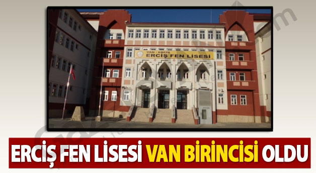 Erciş Fen Lisesi 2015 YGS'de Van Birincisi Oldu