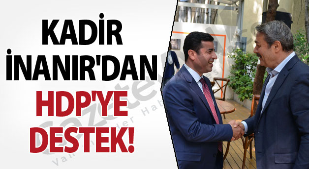 Usta Oyuncu İnanır'dan HDP'ye Destek Çağrısı!