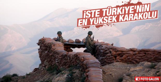 Van'da Türkiye'nin en yüksek noktasında karakol