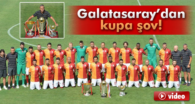 Galatasaray, 3 kupa ile poz verdi