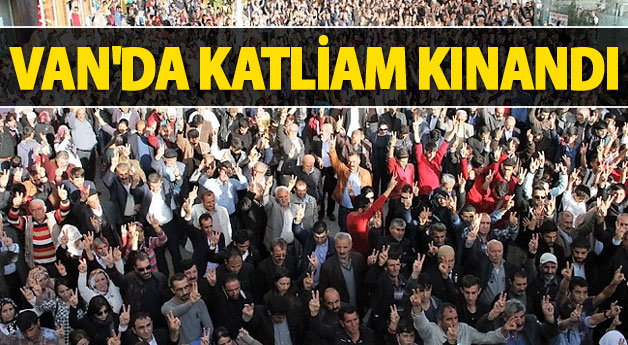 HDP Van İl Örgütü Ankara'daki Katliamı Kınadı