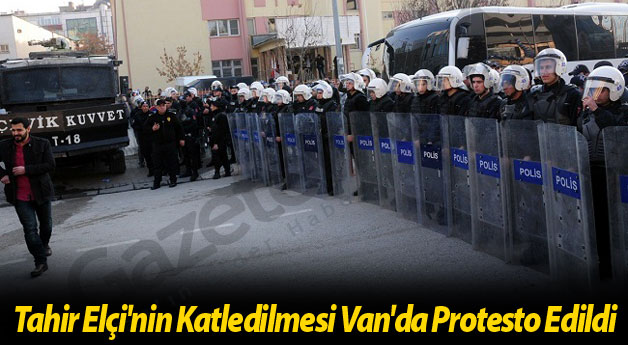 Tahir Elçi'nin Katledilmesi Van'da Protesto Edildi