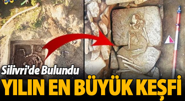 Silivri'de 5 bin yıllık mezar bulundu!