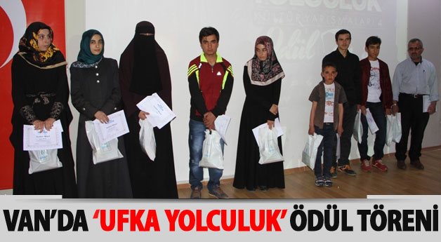 Van'da Ufka Yolculuk Ödül Töreni