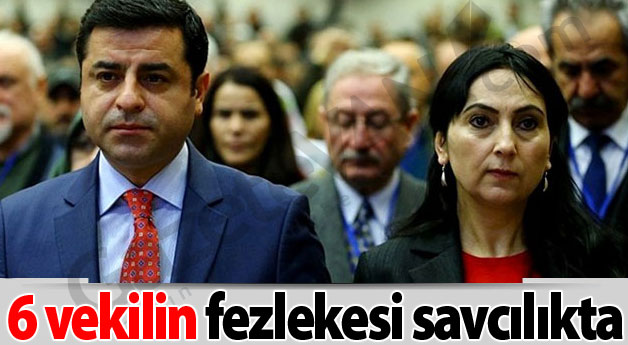 Demirtaş ve Yüksekdağ'ın fezlekeleri savcılıkta