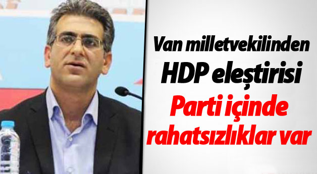 Van milletvekilinden HDP eleştirisi