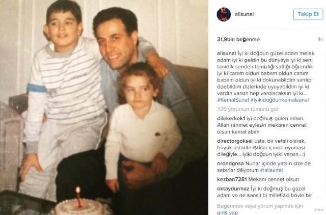 Ali Sunal'ın Babasıyla İlgili Paylaşımı Duygulandırdı