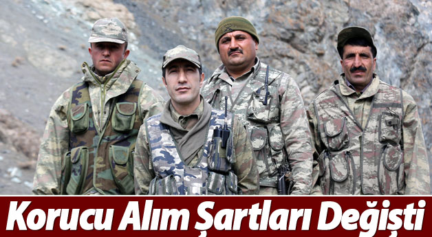 Korucu Alım Şartları Değişti