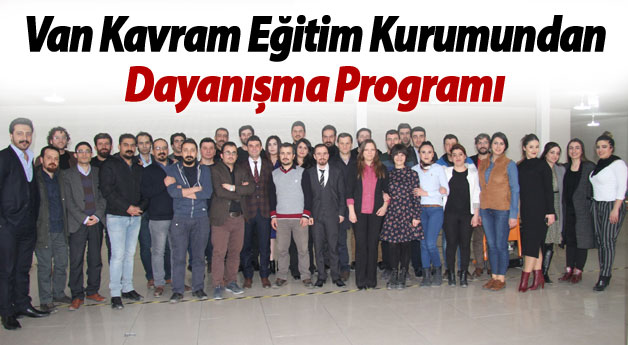 Van Kavram Eğitim Kurumundan Dayanışma Programı