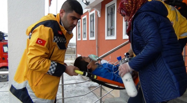 Erciş'te deprem ve yangın tatbikatı