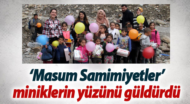‘Masum Samimiyetler’ miniklerin yüzünü güldürdü