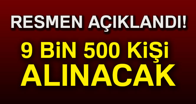 Diyanet'e 9 bin 500 kişi alınacak