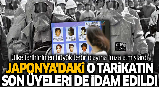 Japonya'daki o tarikatın son 6 üyesi de idam edildi!