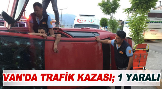 Van'da trafik kazası; 1 yaralı