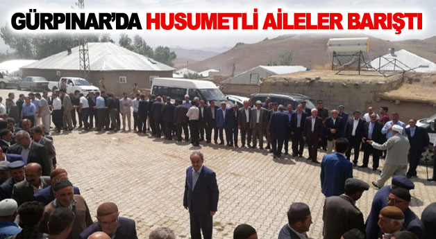 Gürpınar’da Husumetli Aileler Barıştı