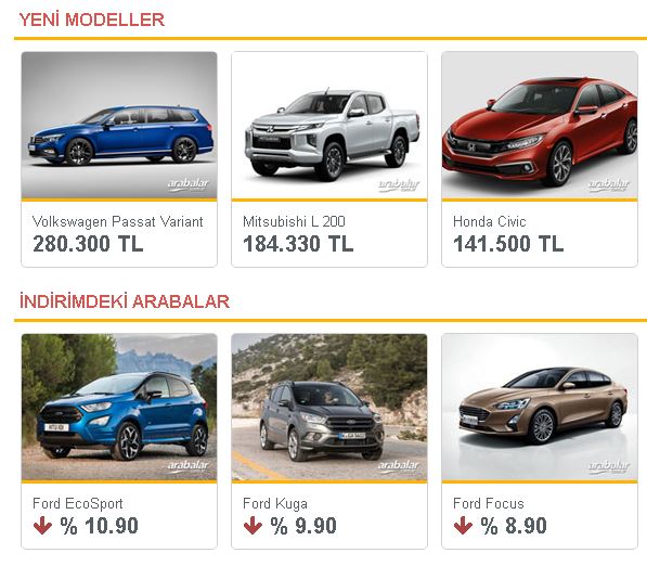 Türkiyeden Çekilen Arabalar