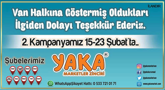 YAKA MARKETLERİ ZİNCİRİ- VAN