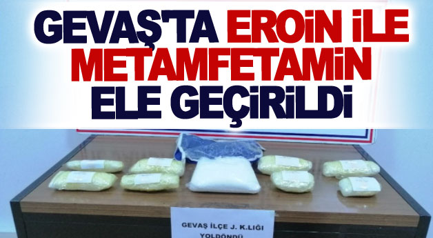 Gevaş'ta eroin ile metamfetamin ele geçirildi