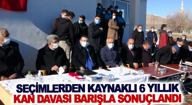 Seçimlerden kaynaklı 6 yıllık kan davası barışla sonuçlandı
