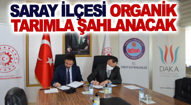 Saray ilçesi organik tarımla şahlanacak