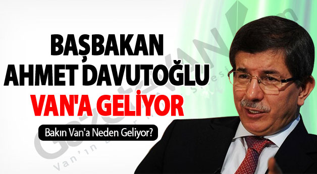 Başbakan Ahmet Davutoğlu'ndan Van'a süpriz ziyaret