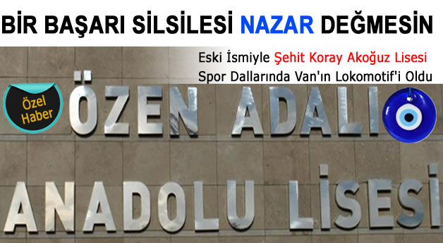 Özen Adalı Anadolu Lisesinden Nazarlık Başarı Devam Ediyor