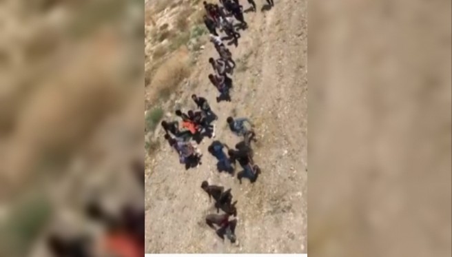 Van'da arazide yürüyerek ilerleyen 113 düzensiz göçmen yakalandı