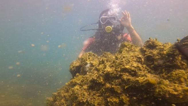 Van Gölü'ndeki mikrobiyalitlere dalış