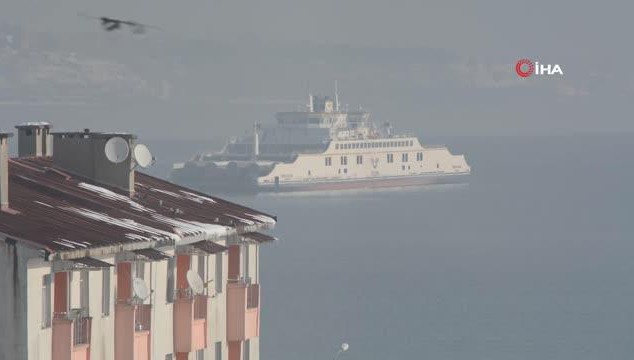 Türkiye'nin en büyük feribotunun Van Gölü'ndeki sisli yolculuğu (VİDEO)