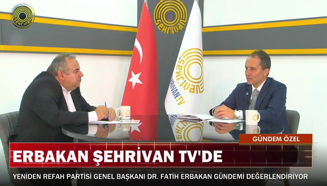 Fatih Erbakan Gazeteci Osman Nuri Yıldız'ın konuğu oldu (VİDEO)