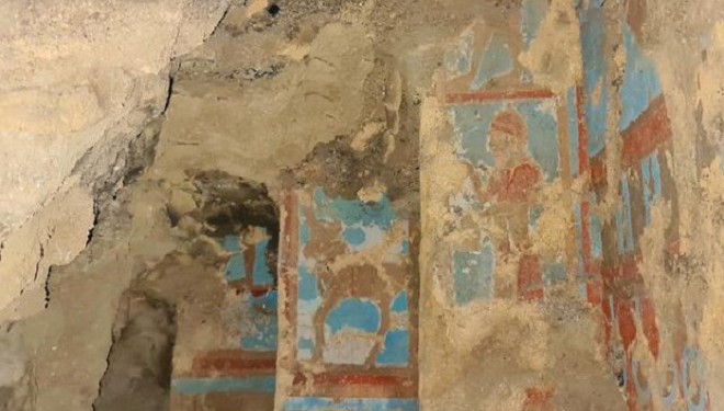 Van'da 2 bin 700 yıllık duvar resimleri bulundu (VİDEO)