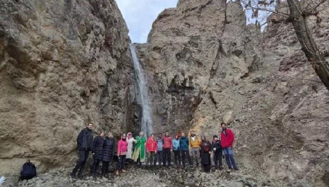 Van'da bulunan 2 bin 600 rakımlı Toni Vadisi'ne Doğa Yürüyüşü