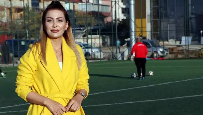 Van'da erkek futbol takımına kadın başkan: Hicran İsaoğlu