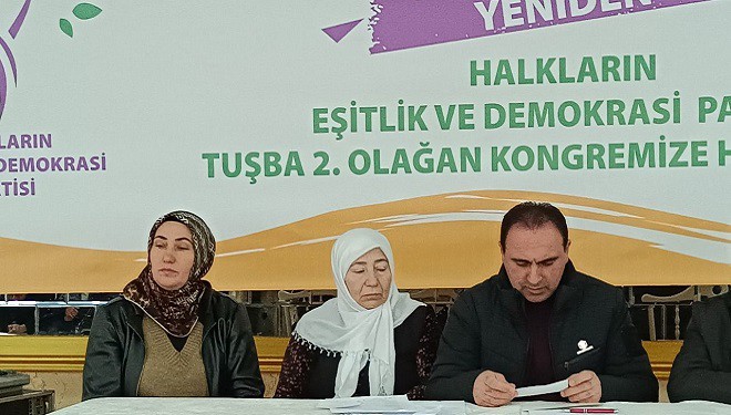 HEDEP Tuşba'da kongre gitti! İşte yeni eşbaşkanlar